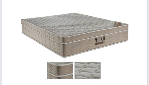 CAMA COM COLCHAO AIRTECH SPRING CASAL