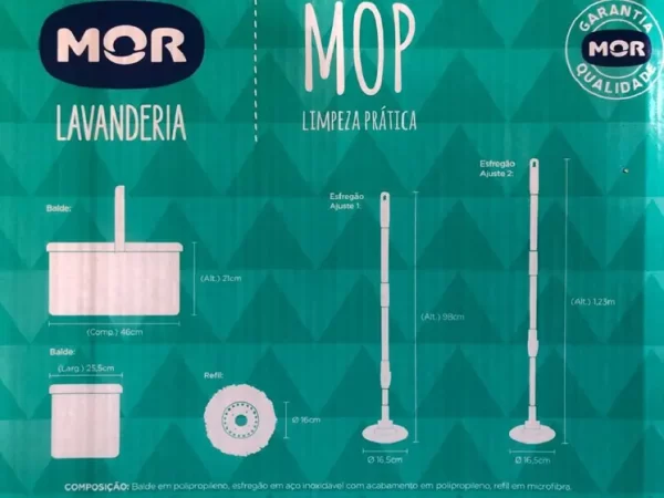 MOP ESFREGÃO 13L MOR