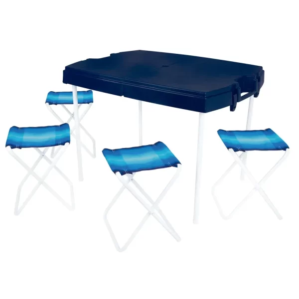 MESA PRATICA COM BANQUETAS MOR