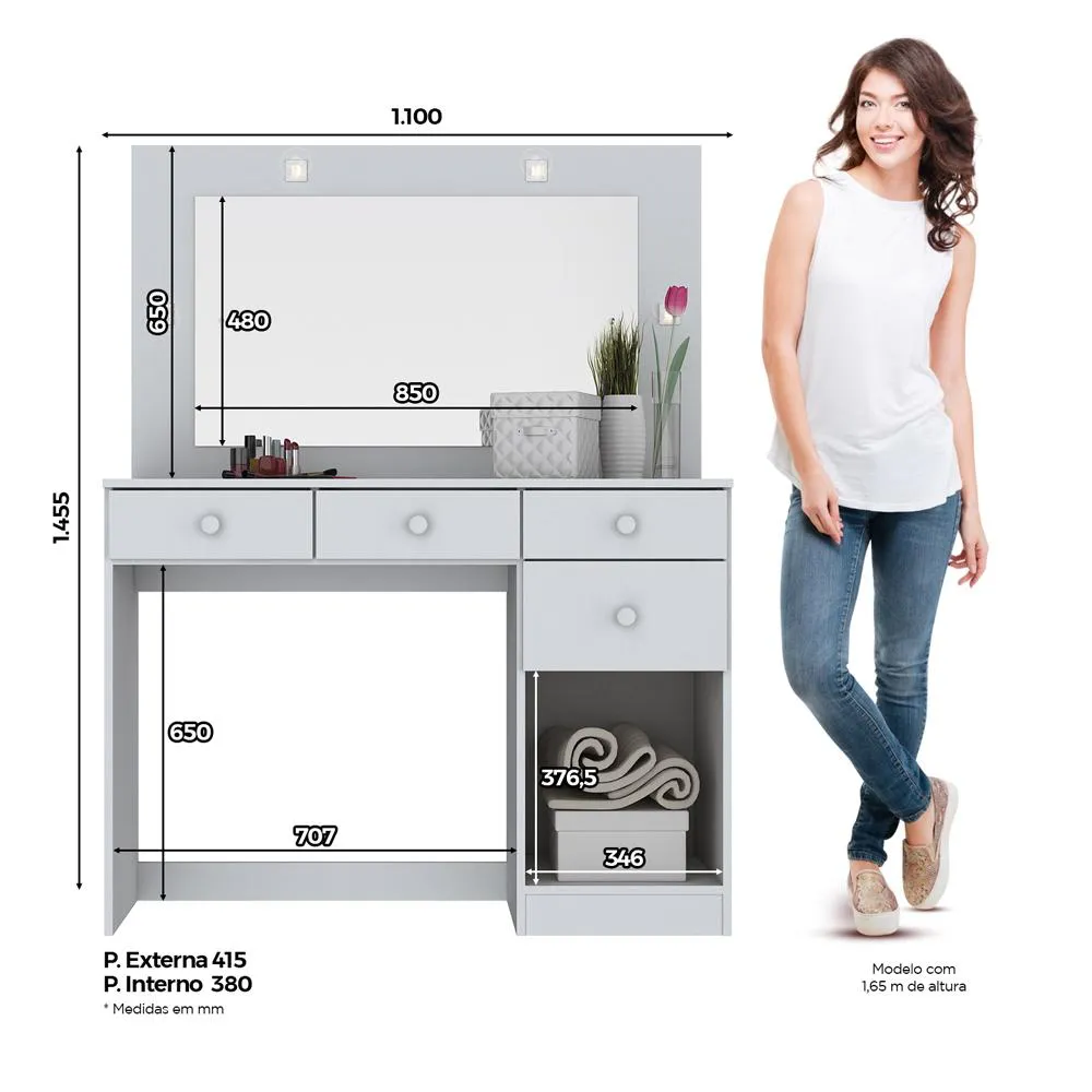 PENTEADEIRA CHANEL BRANCO HP