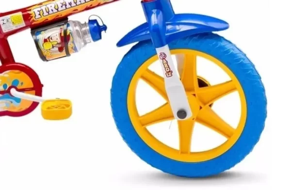 Bicicleta Infantil Menino Aro 12 FIRE/WATER MAN VERMELHO/AZUL