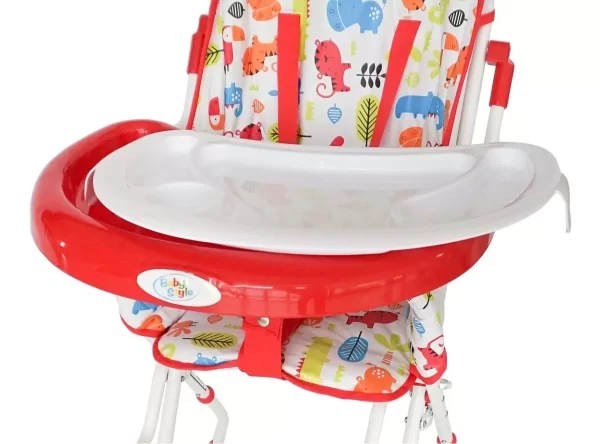 Cadeira Cadeirão Alimentação Bebe Infantil – Criança | Flash – Vermelha