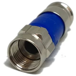 Conector Coaxial F RG6 de Compressão