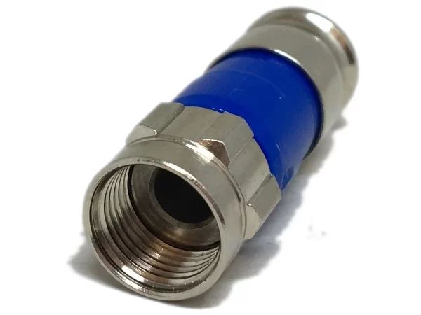 Conector Coaxial F RG6 de Compressão