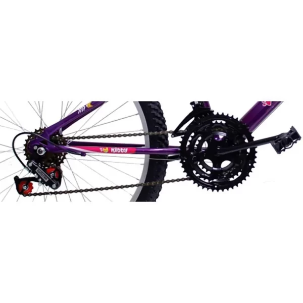 Bicicleta Aro 24 com Cestinha – Violeta