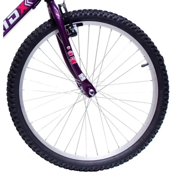 Bicicleta Aro 24 com Cestinha – Violeta