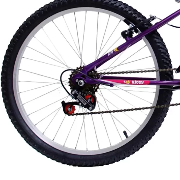 Bicicleta Aro 24 com Cestinha – Violeta