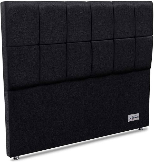 Cabeceira Piave Linho – Preto (12x140x125)