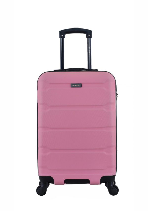 MALA DE BORDO ABS BEST-M50 20″ ROSA