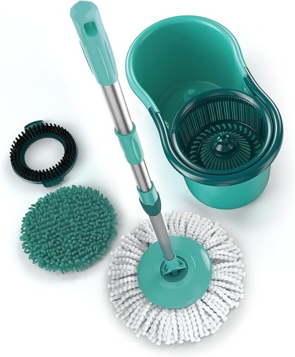 Spin Mop Com Balde Giratório Centrifugador 4 Litros – Kala