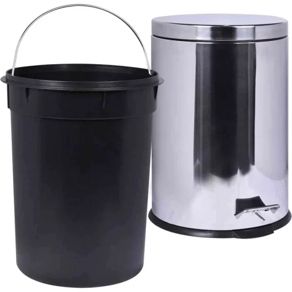 Lixeira de Aço Inox com Pedal 5 Litros Kala