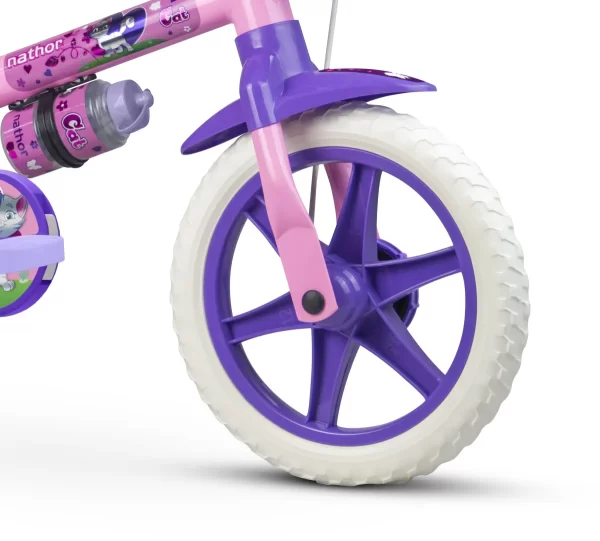 BICICLETA FEM ARO 12 CAT ROSA