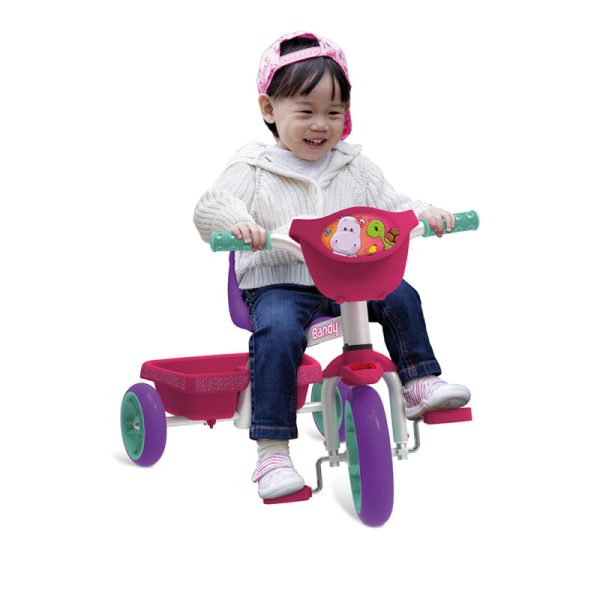 TRICICLO BANDY COM CESTINHA