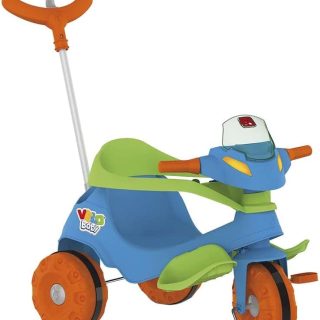 VELOBABY PASSEIO PEDAL AZUL