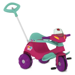 VELOBABY PASSEIO & PEDAL (ROSA)