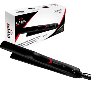 PRANCHA CERAMICA GAMA ELEGANZA PLUS PRETO BIVOLT