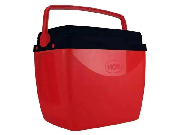 CAIXA TERMICA 34 L VERMELHO C/PRETO