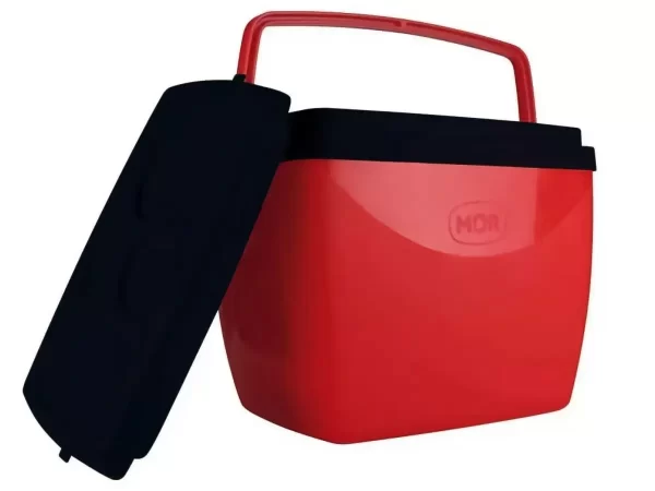 CAIXA TERMICA 34 L VERMELHO C/PRETO