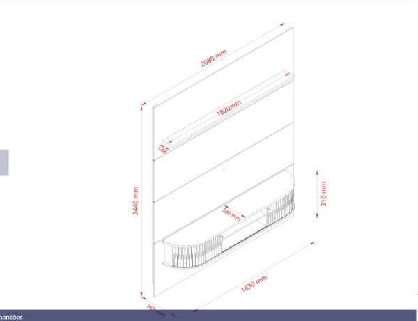 HOME SUSPENSO BUGATTI CINAMOMO/OFF WHITE