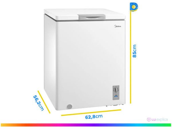 FREEZER MIDEIA 145L 3 FUNÇÕES  127V