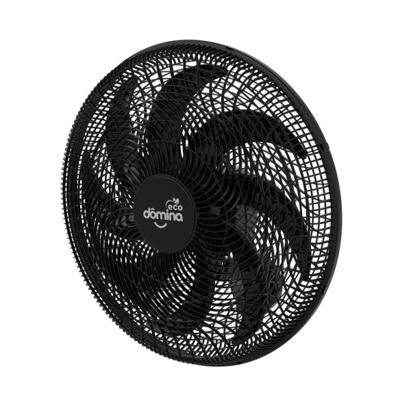 VENTILADOR 60CM PAREDE PRETO