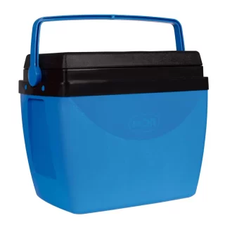 CAIXA TERMICA 34 L AZUL C/PRETO