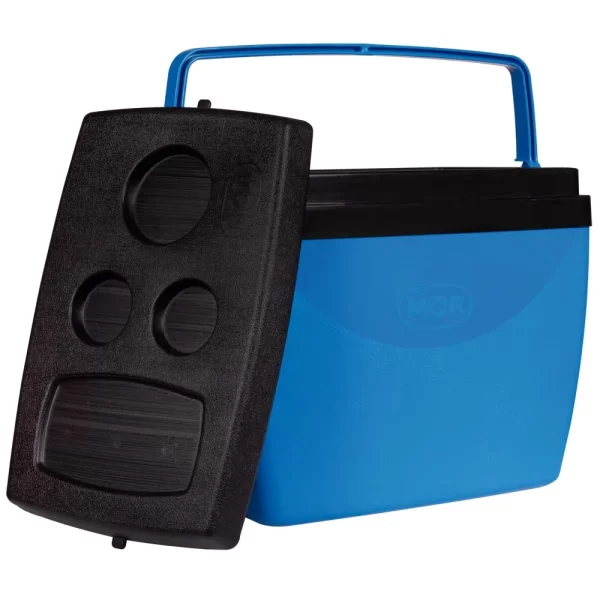CAIXA TÉRMICA 34 L AZUL C/PRETO