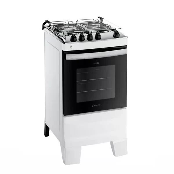 FOGÃO GAS 4 BOCAS AGILE GLASS BRANCO