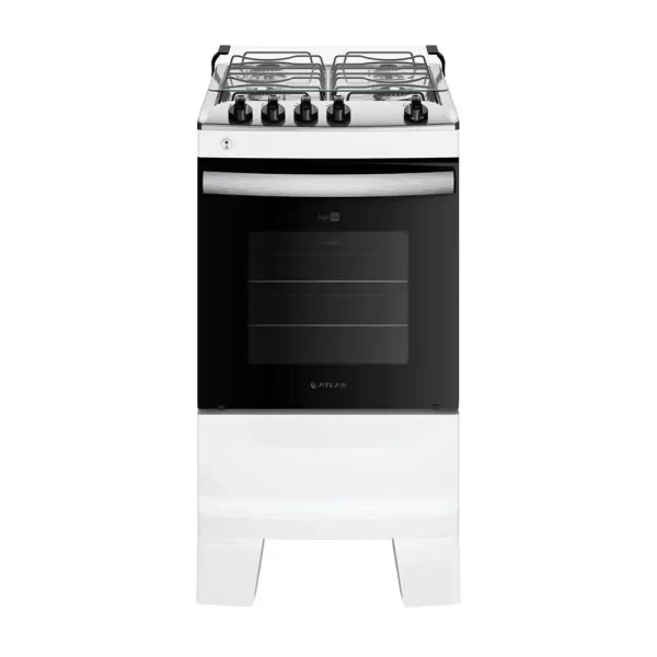 FOGÃO GAS 4 BOCAS AGILE GLASS BRANCO