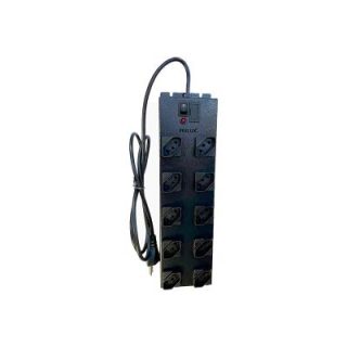 FILTRO LINHA 10 TOMADAS BIVOLT ESPAÇADO CAIXA METAL
