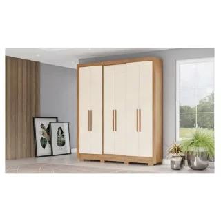 Roupeiro B366-127 6 pts nature/off white