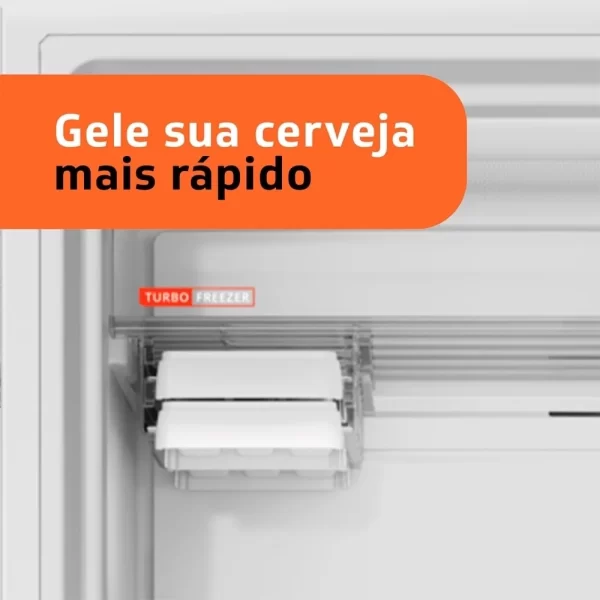 Geladeira/RefrigeradorBrastemp Duplex 375L Frost Free, 2 Portas, Compartimento Extrafrio Fresh Zone, Branco, 110V