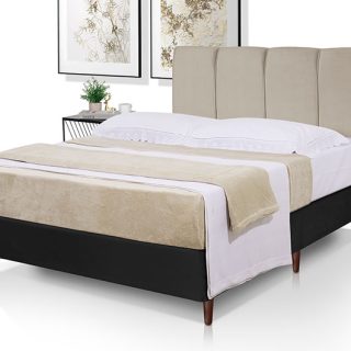 Cabeceira Casal Princesa 140 cm bege