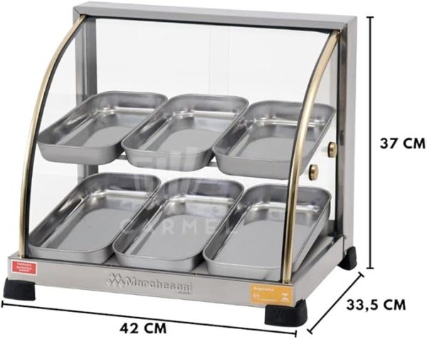 ESTUFA OURO CURVA DUPLA X 6 BANDEJAS X 127V