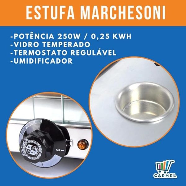 ESTUFA OURO CURVA X 3 BANDEJAS X 127V