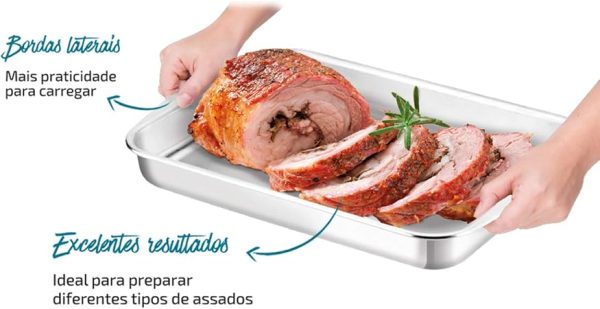 ASSADEIRA RETANGULAR BAIXA RAMOS N.03