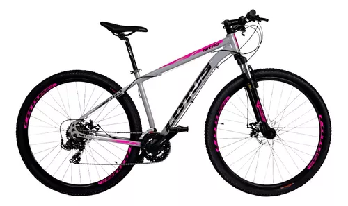 BICICLETA 29 AL NITRO F.MEC 21V CINZA/ROSA 17.5 LOTUS – Basílio Eletro