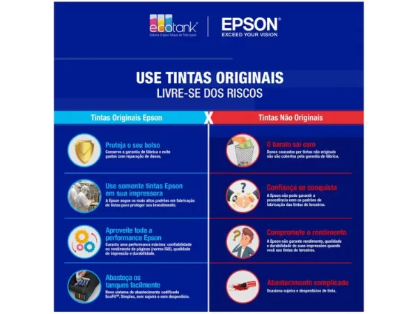 REFIL TANQUE TINTA EPSON T544 AMARELO