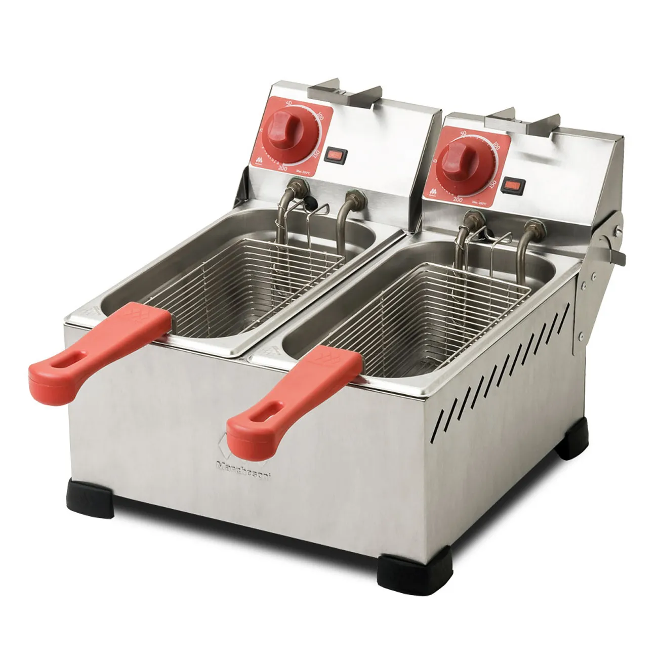 FRITADEIRA 2 CUBAS – 4 LITROS CADA 127 V S/ TAMPA