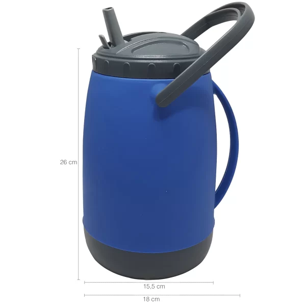 GARRAFA TÉRMICA 2,5L SOPRANO AZUL C/ALCA