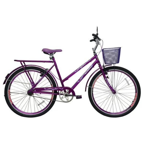 BICICLETA ARO 26 GENOVA ROXA C/CT V.B