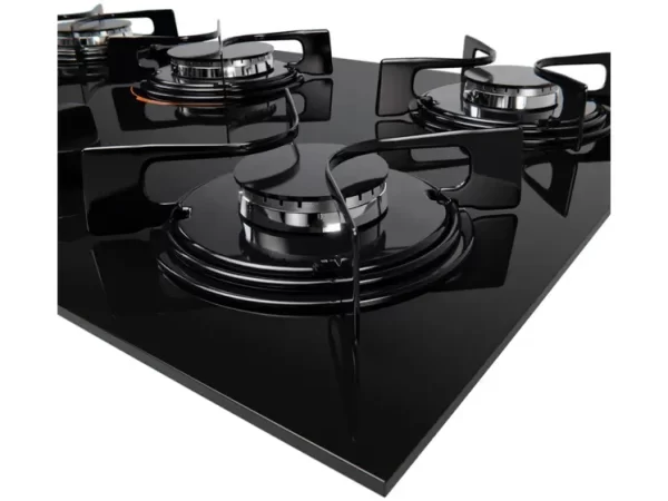 COOKTOP GAS ATLAS UTOP 5Q PRETO