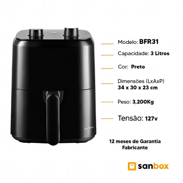 FRITADEIRA AIR FRYER BFR31 127V