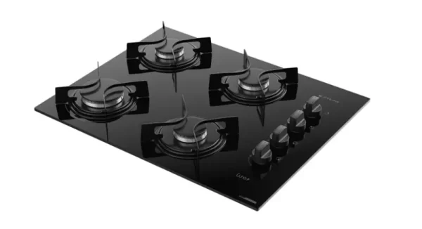 COOKTOP GAS ATLAS UTOP 4Q PRETO