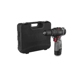 PARAFUSADEIRA E FURADEIRA 12V C/ IMPACTO E MALETA COM 74 ACCESSORIOS