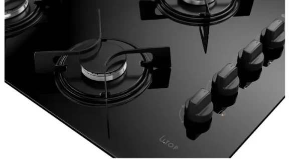 COOKTOP GAS ATLAS UTOP 4Q PRETO
