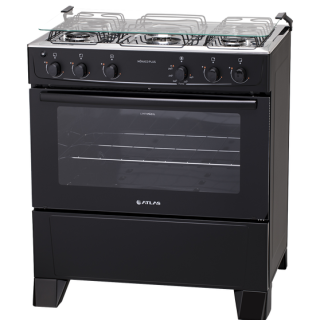 FOGAO GAS 5Q MONACO PLUS PRETO