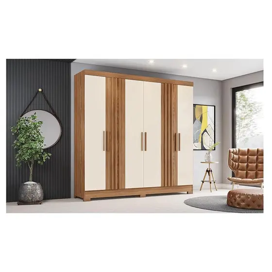 ROUPEIRO 06 PORTAS NATURE/OFF WHITE