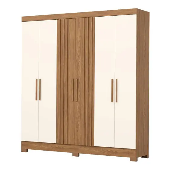 ROUPEIRO 06 PORTAS NATURE/OFF WHITE