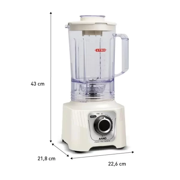 LIQUIDIFICADOR POWER MAX 1400W REGULAR 127V